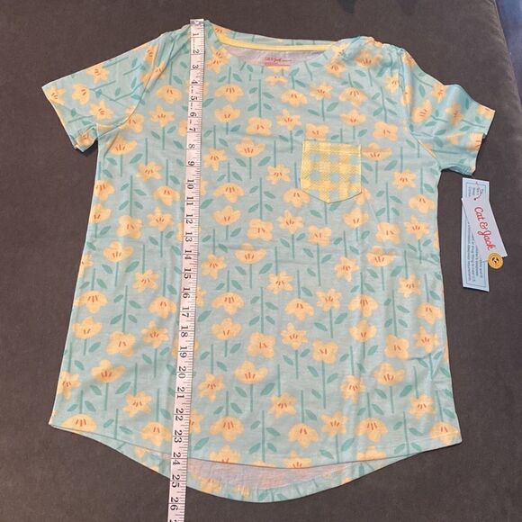 Kids Cat & Jack Pajama Sleep Set 3 Pieces Size XL (14/16) NWT - Picture 3 of 11